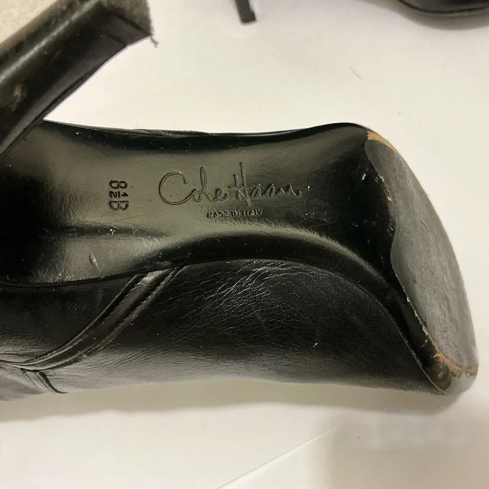 Cole Haan Black Over the Knee Boots